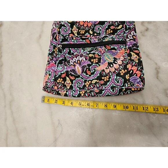 Waverly Women's Inspirations Quilted Paisley Cross Body Purse Bag - Picture 3 of 5